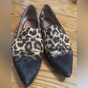 Franco Sarto Animal Print Loafers